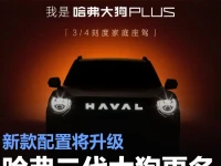 哈弗二代大狗更名为哈弗大狗PLUS 新款配置将升级