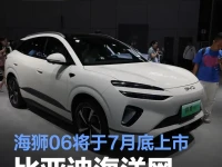 比亚迪海洋网新车规划 海狮06将7月底上市8月推改款B级车