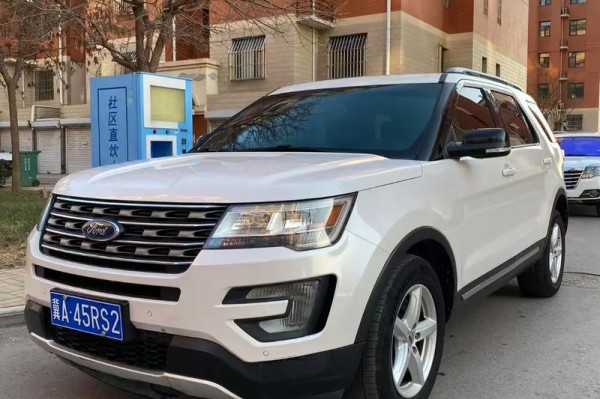 17款福特探险者2.3T美规四驱双天窗18铝轮 福特探险者脚感电尾门