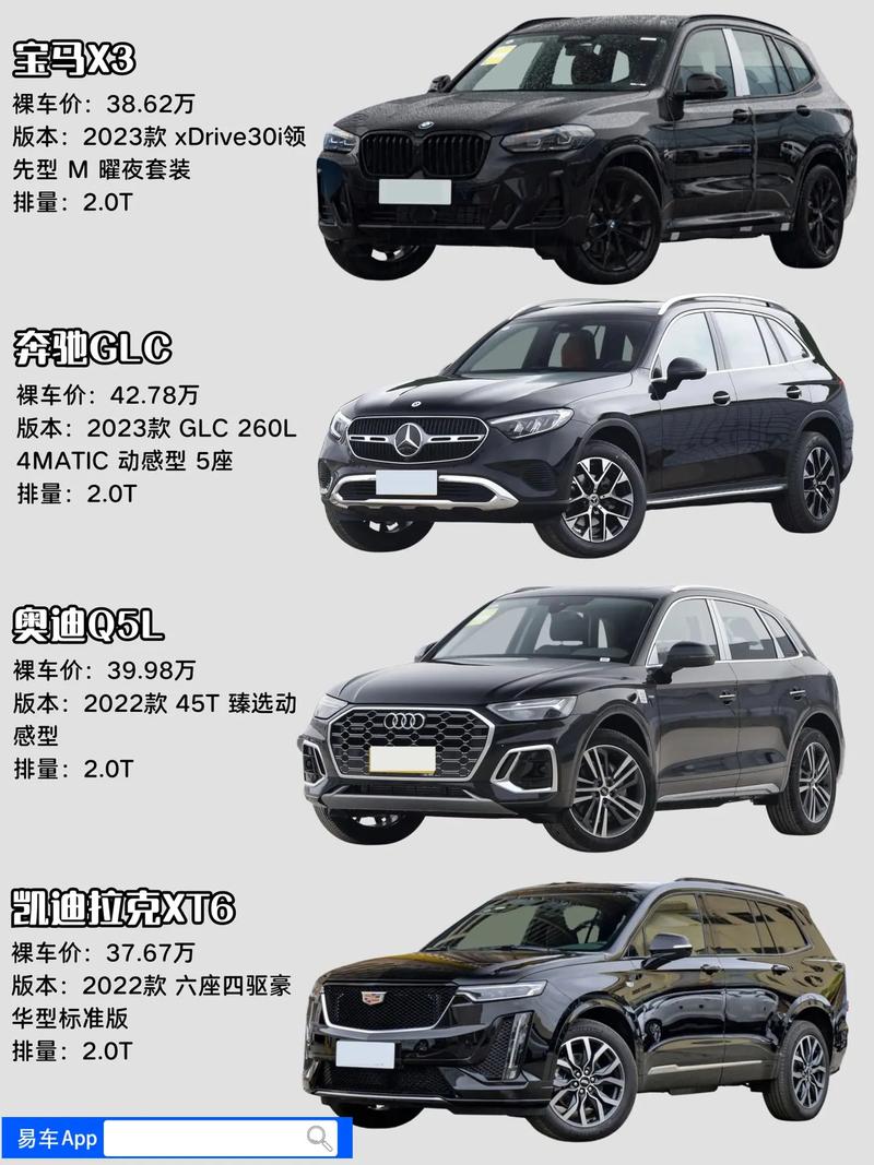 提供更多SUV车型的详细信息