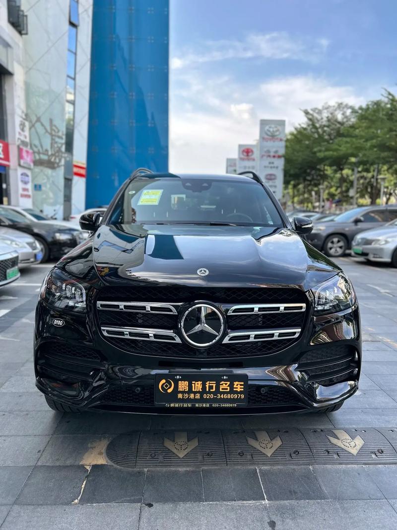 17款奔驰GLS450加版美规版曜石黑金属漆全景天窗版自贸区降价优惠